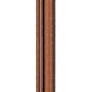 Рейка декоративна PS 2900х118х12мм Теплий каштан SW-00001753