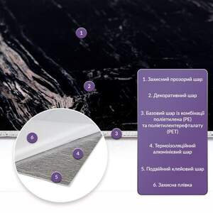 Самоклеюча стінова PET плитка 600х300х2мм SW-00002312